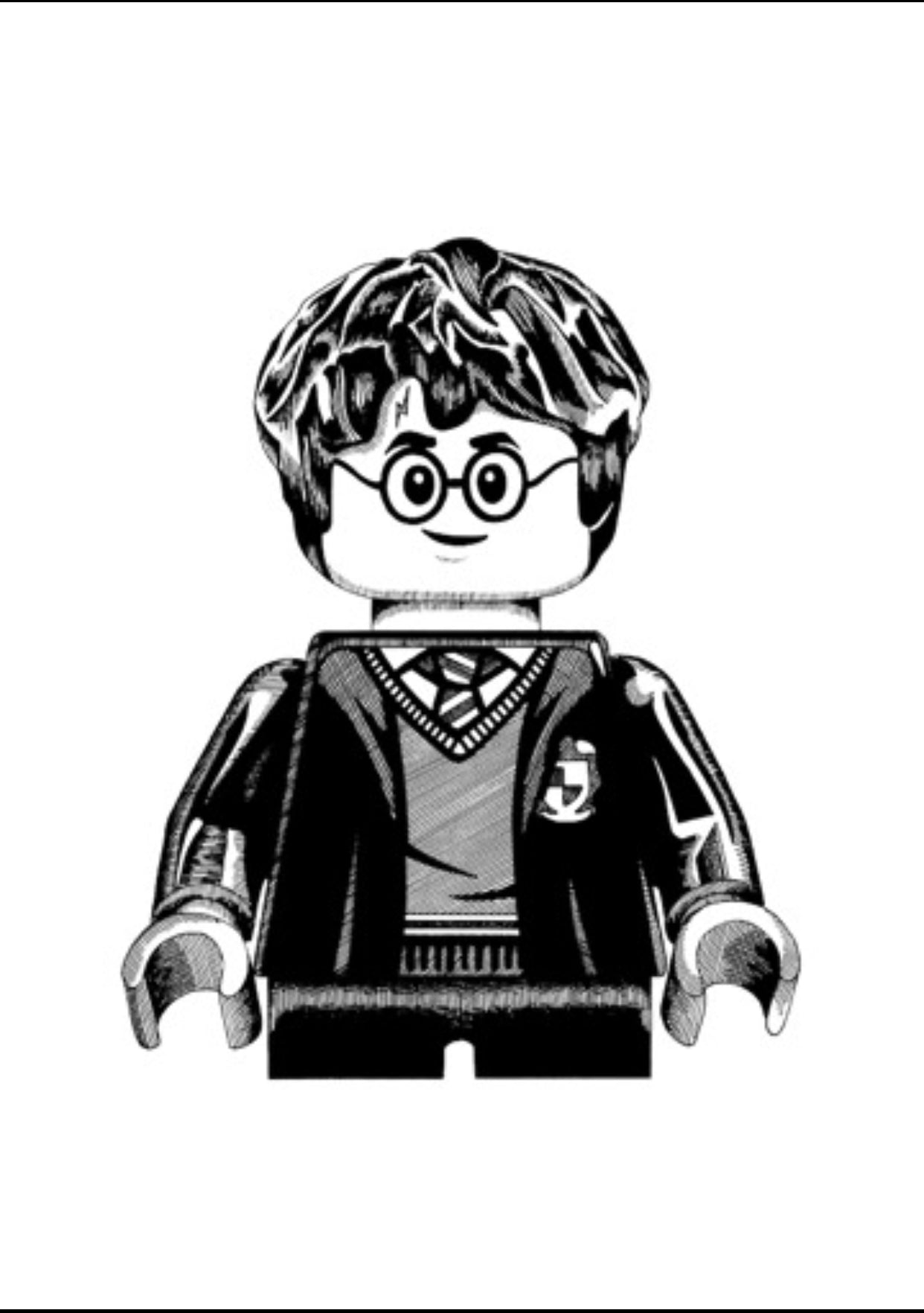 Lego Mini Figure Harry Potter Glicee