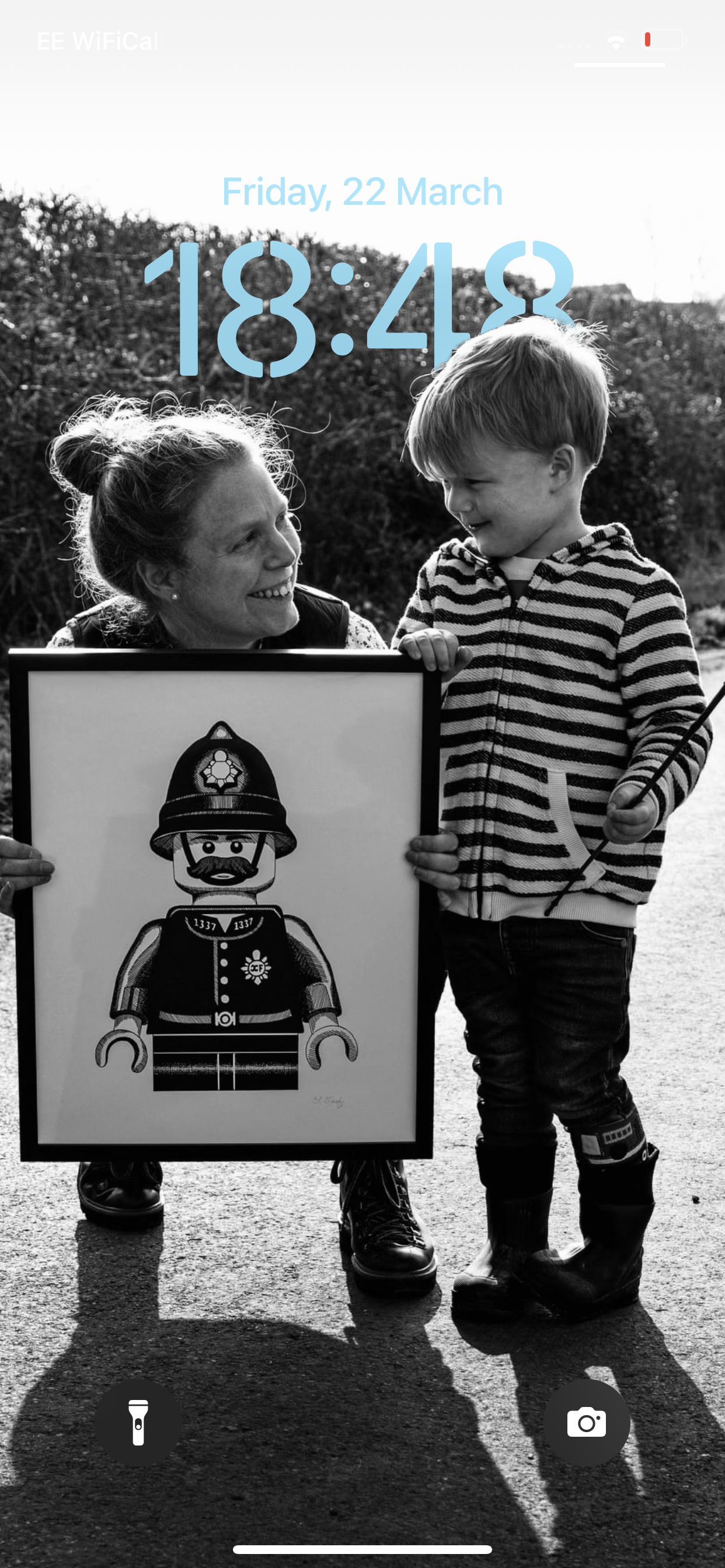 Lego Mini Figure policeman Glicee Print