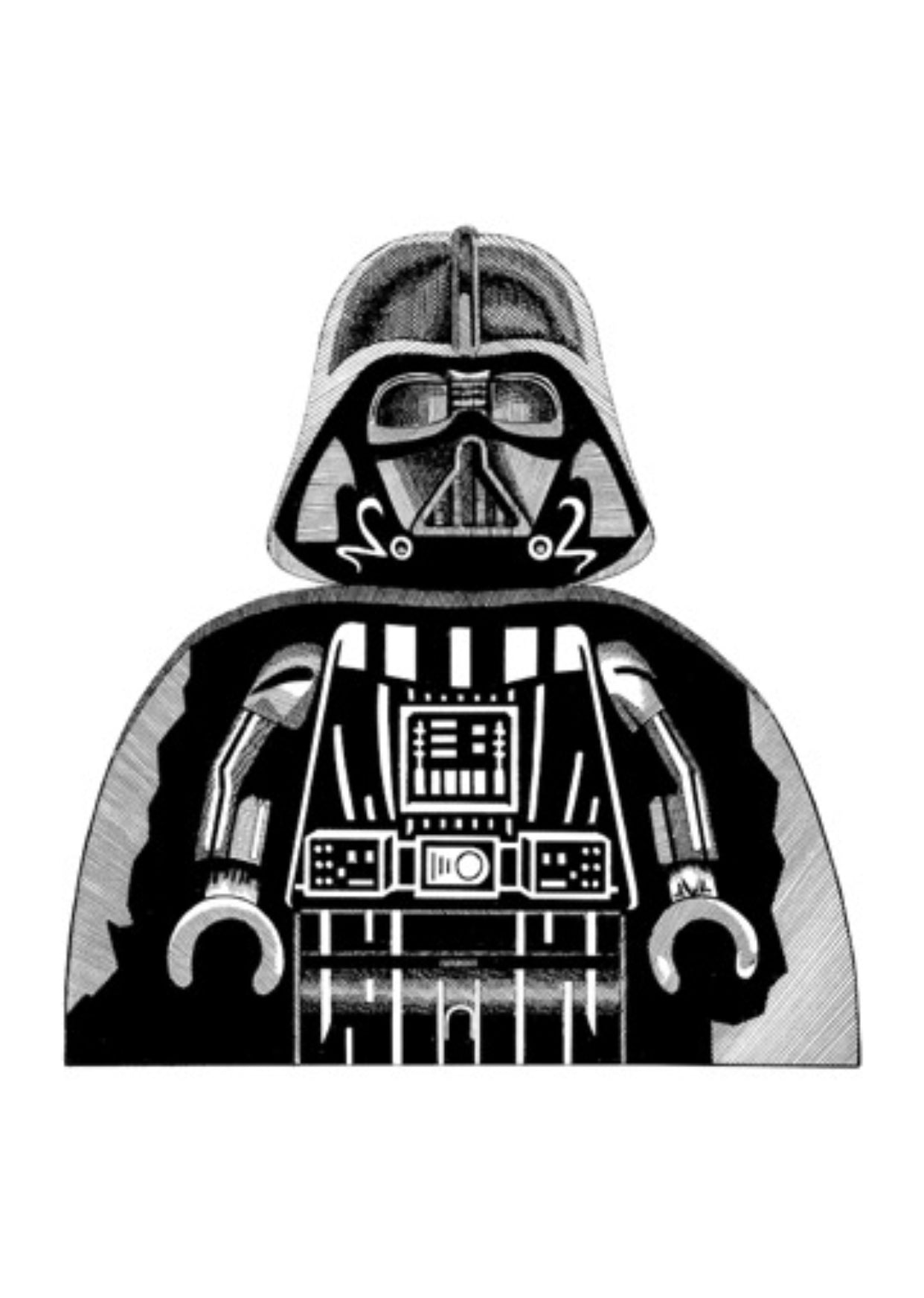 Lego Inspired Star Wars Darth Vadar