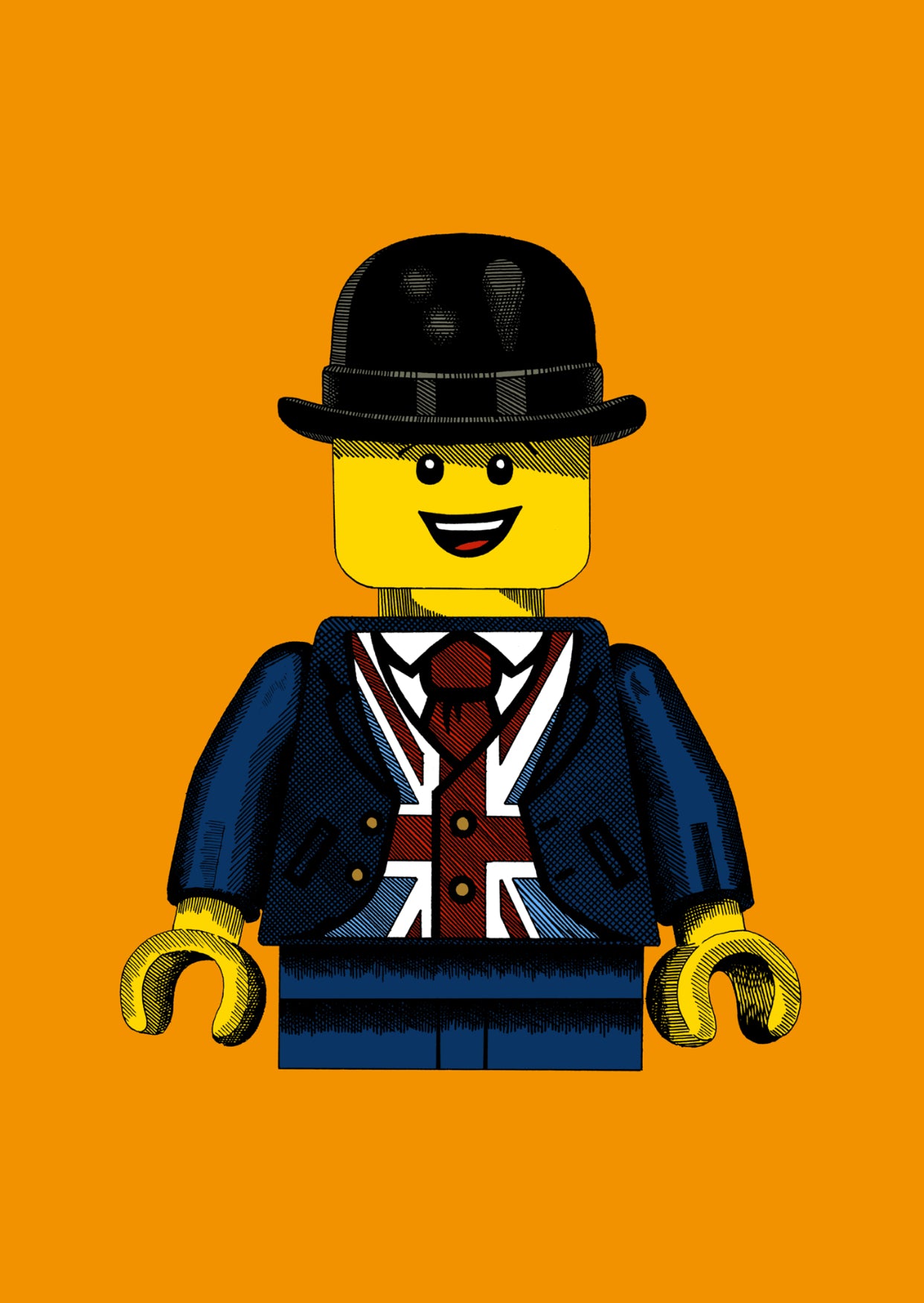 A2 Lego Mini Figure ‘Lester’ Glicee Print Limited Edition