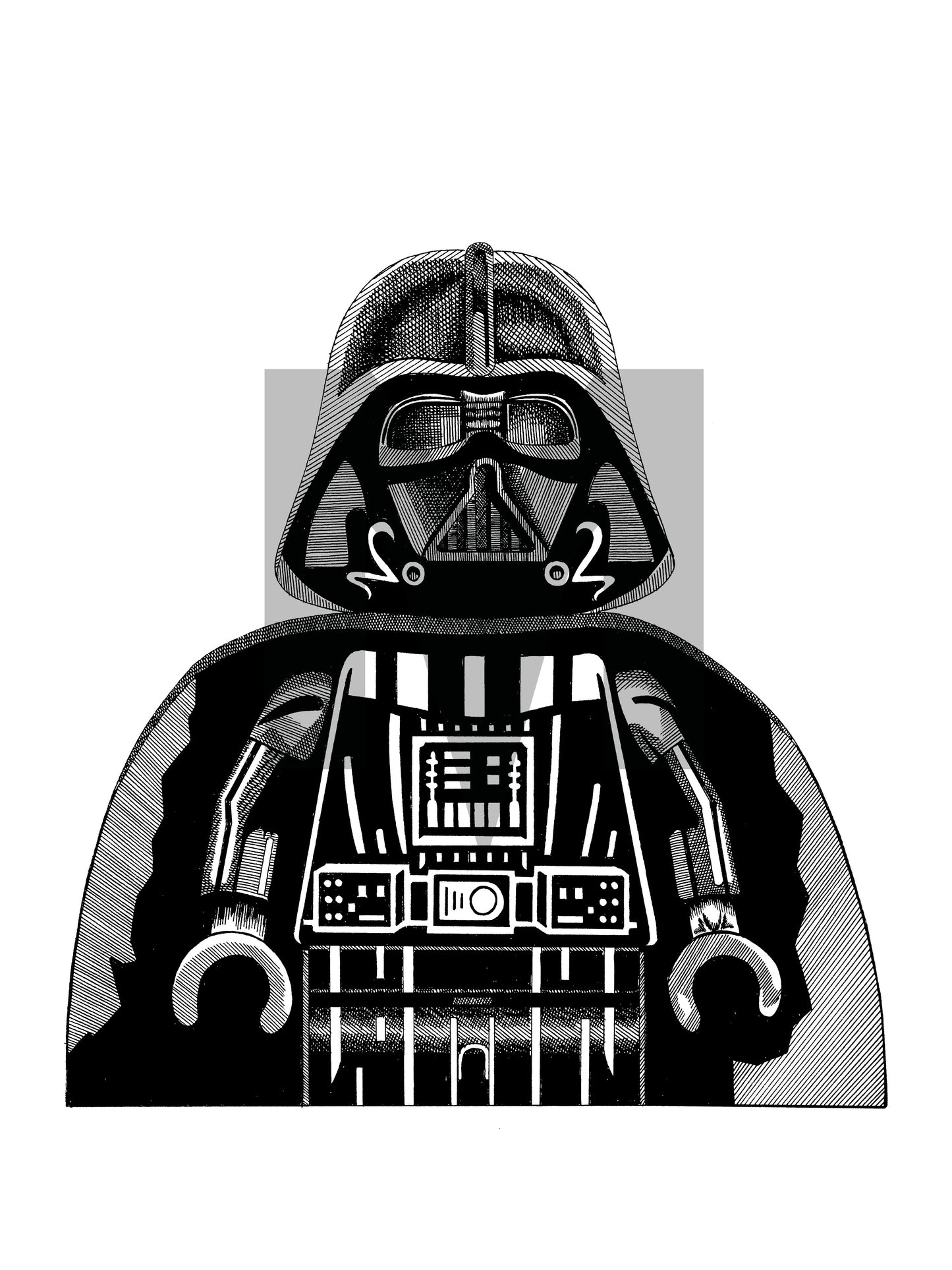 Lego Inspired Star Wars Darth Vadar