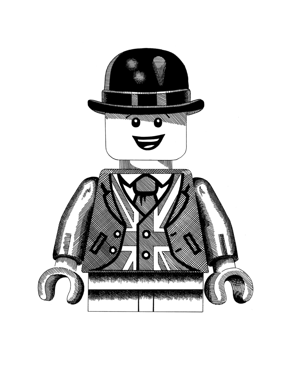 Lego Mini Figure ‘Lester’ Glicee Print