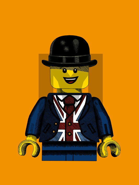 A2 Lego Mini Figure ‘Lester’ Glicee Print Limited Edition
