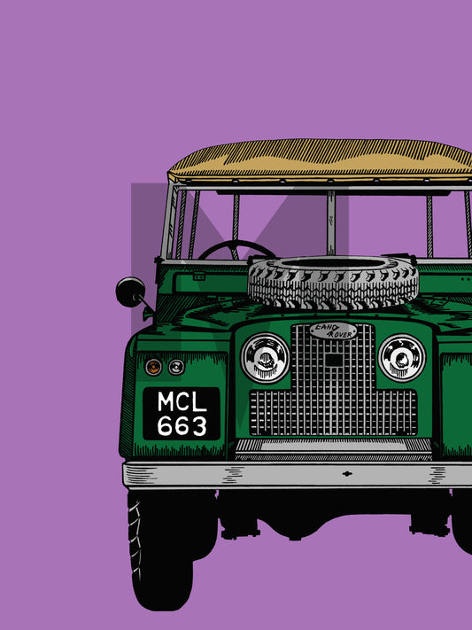 Land Rover Fine Art Print