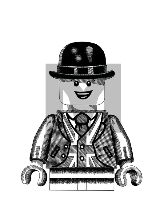 Lego Mini Figure ‘Lester’ Glicee Print