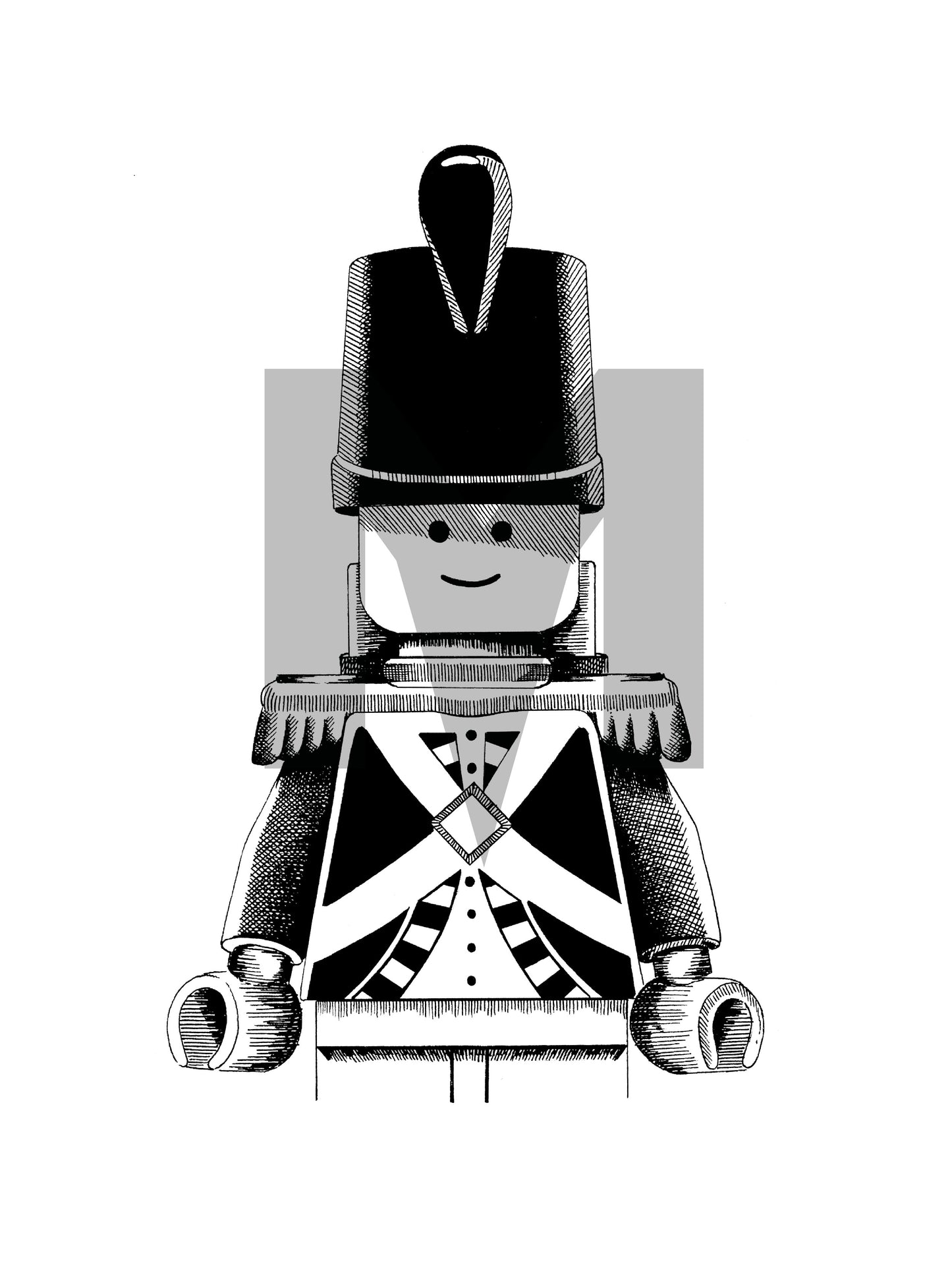 Lego Mini Figure ‘Soldier’ Glicee Print