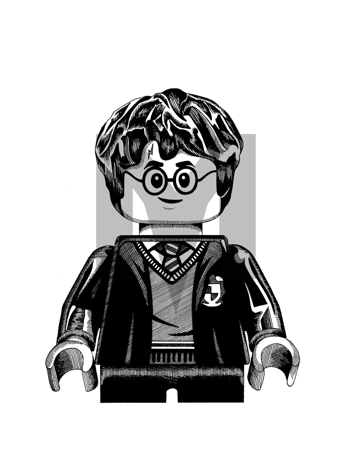 Lego Mini Figure Harry Potter Glicee