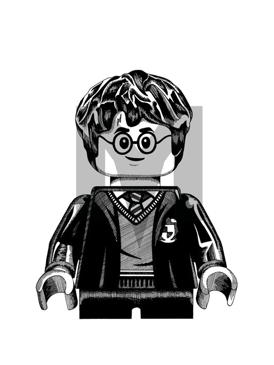 Lego Mini Figure Harry Potter Glicee