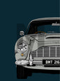 James Bond Aston Martin DB5 Art Print