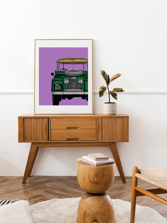 Land Rover Fine Art Print