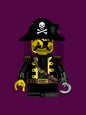 A2 LEGO Minifigure ‘Pirate’ Giclée Print – Limited Edition