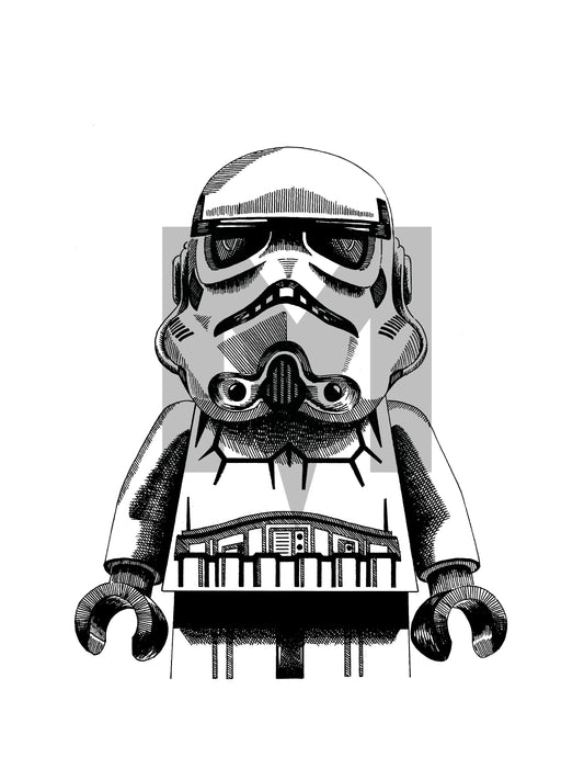 Lego Inspired Star Wars Storm Trooper