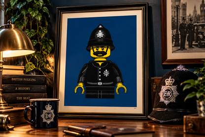 LEGO Minifigure Policeman Art Print