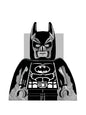 LEGO Inspired Batman Art Print