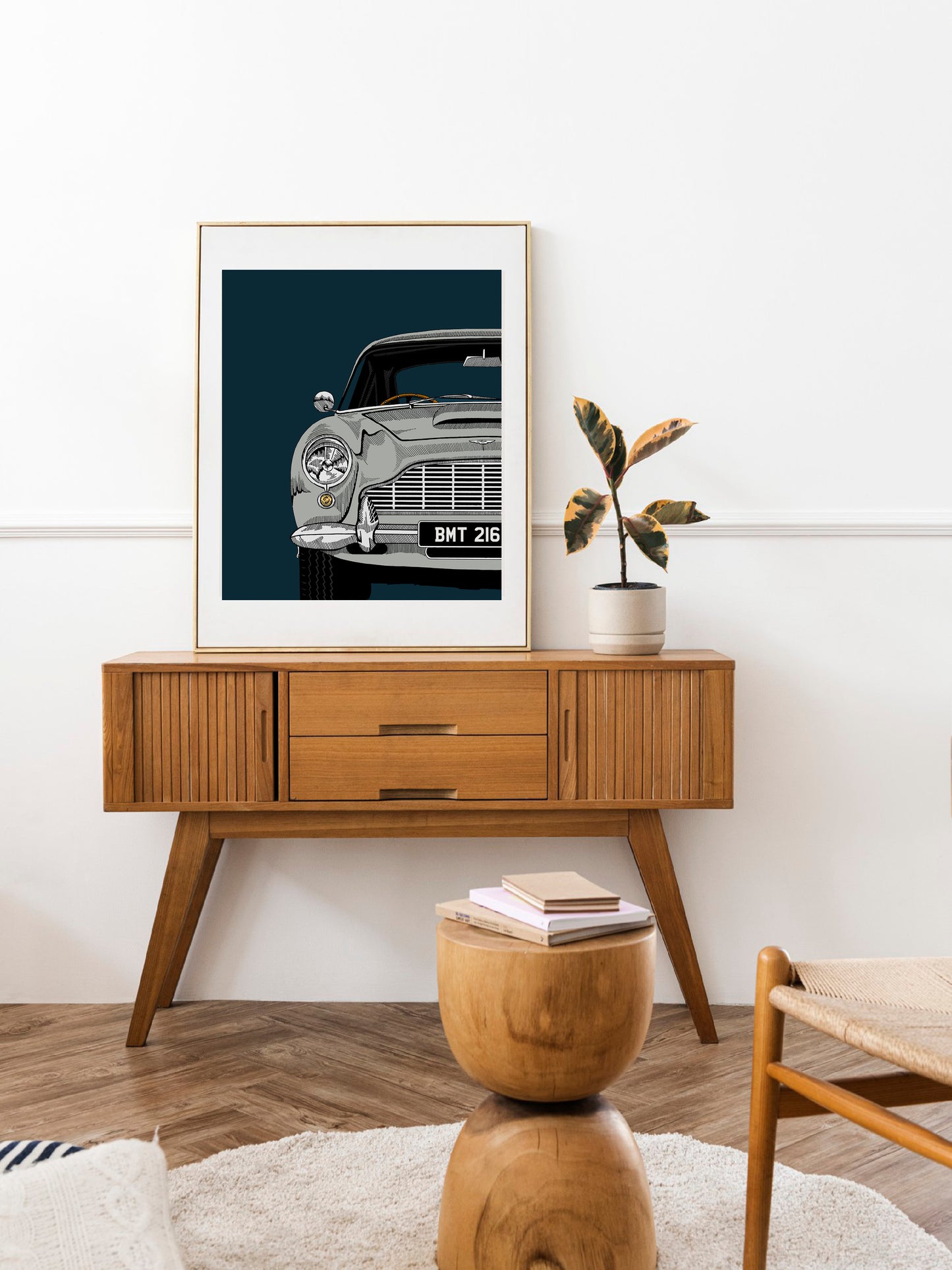 James Bond Aston Martin DB5 Art Print
