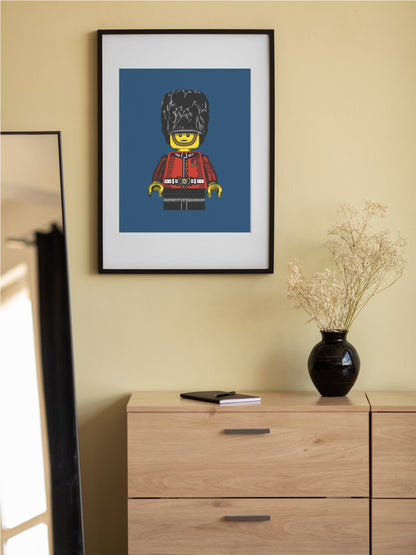 LEGO Minifigure King’s Guard – Colour Art Print