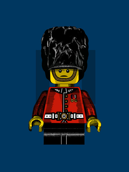 LEGO Minifigure King’s Guard – Colour Art Print