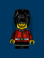 LEGO Minifigure King’s Guard – Colour Art Print