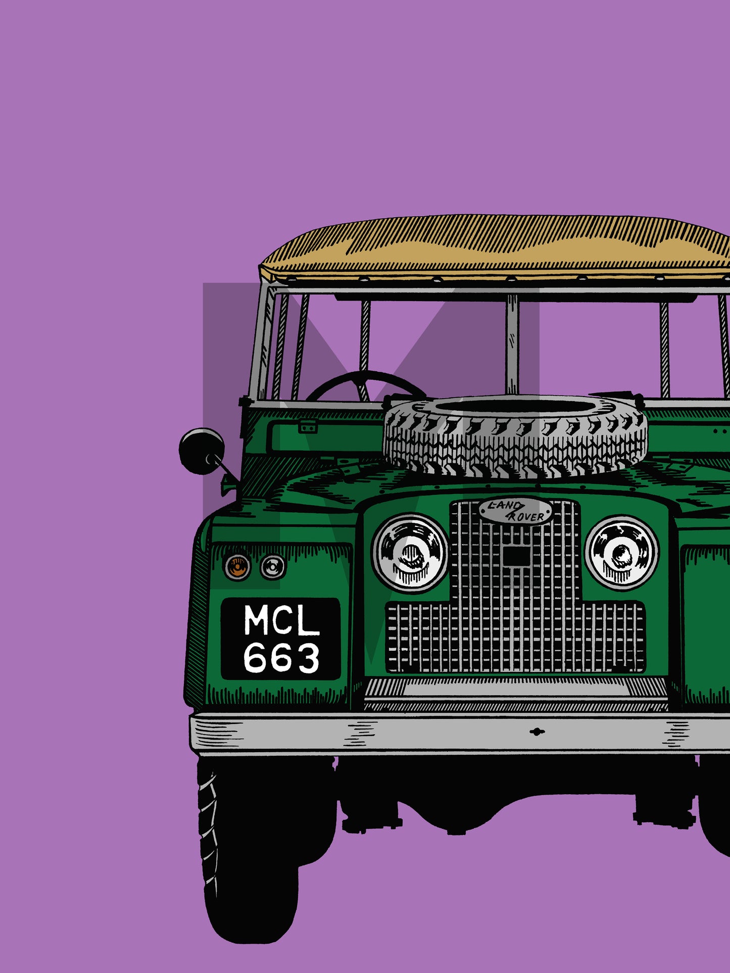 Land Rover Fine Art Print