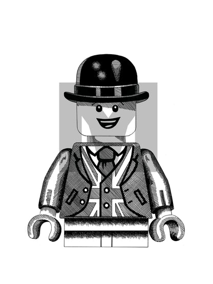 LEGO Minifigure ‘Lester’ Giclée Art Print