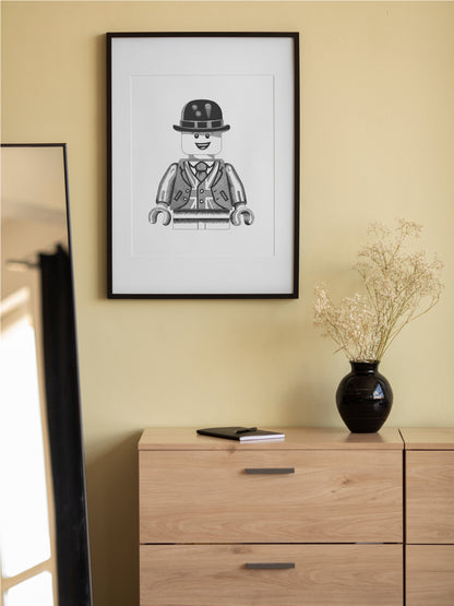 LEGO Minifigure ‘Lester’ Giclée Art Print