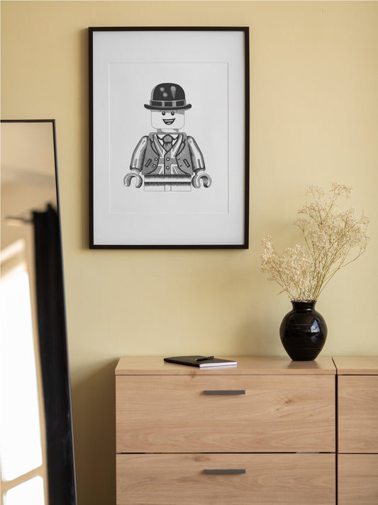 Lego Mini Figure ‘Lester’ Glicee Print