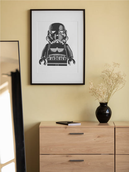LEGO Star Wars ‘Shadow Trooper’ Art Print