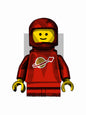 LEGO Minifigure Red Spaceman – Colour Art Print